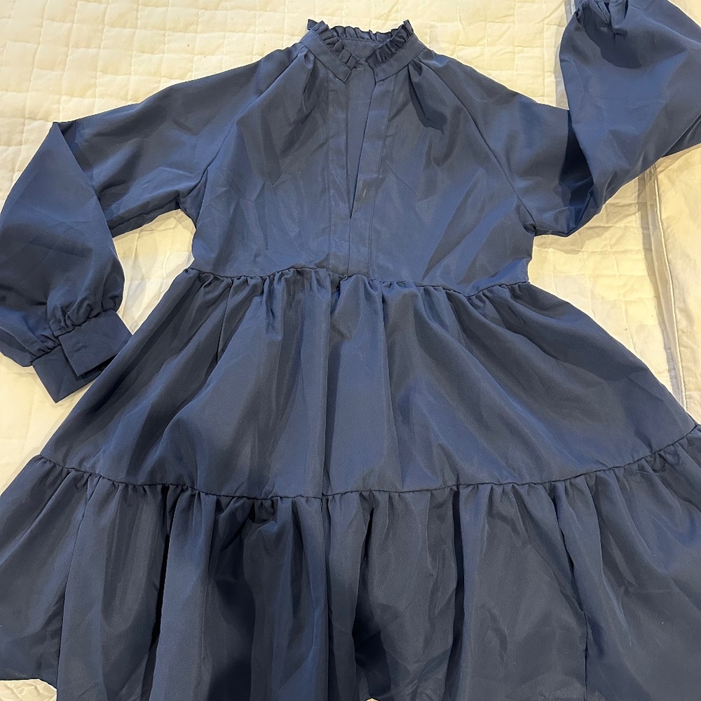 Short navy blue dress, NWOT